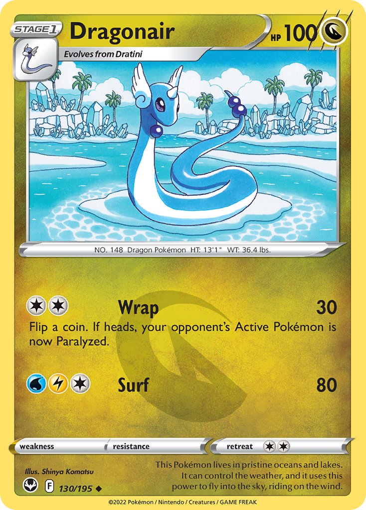 Dragonair - Silver Tempest 130/195 (Foil) - Near Mint