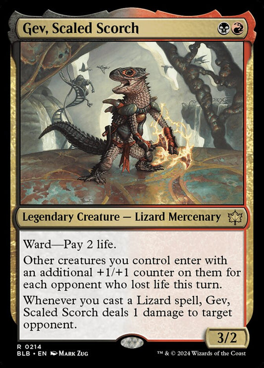 Gev, Scaled Scorch - BLB 214