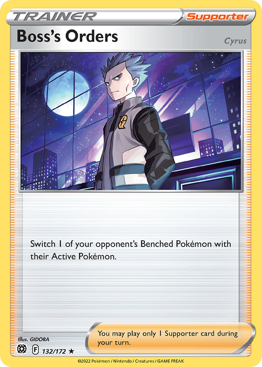 Boss's Orders - Brilliant Stars 132/172  (Foil) - Near Mint - Ungraded