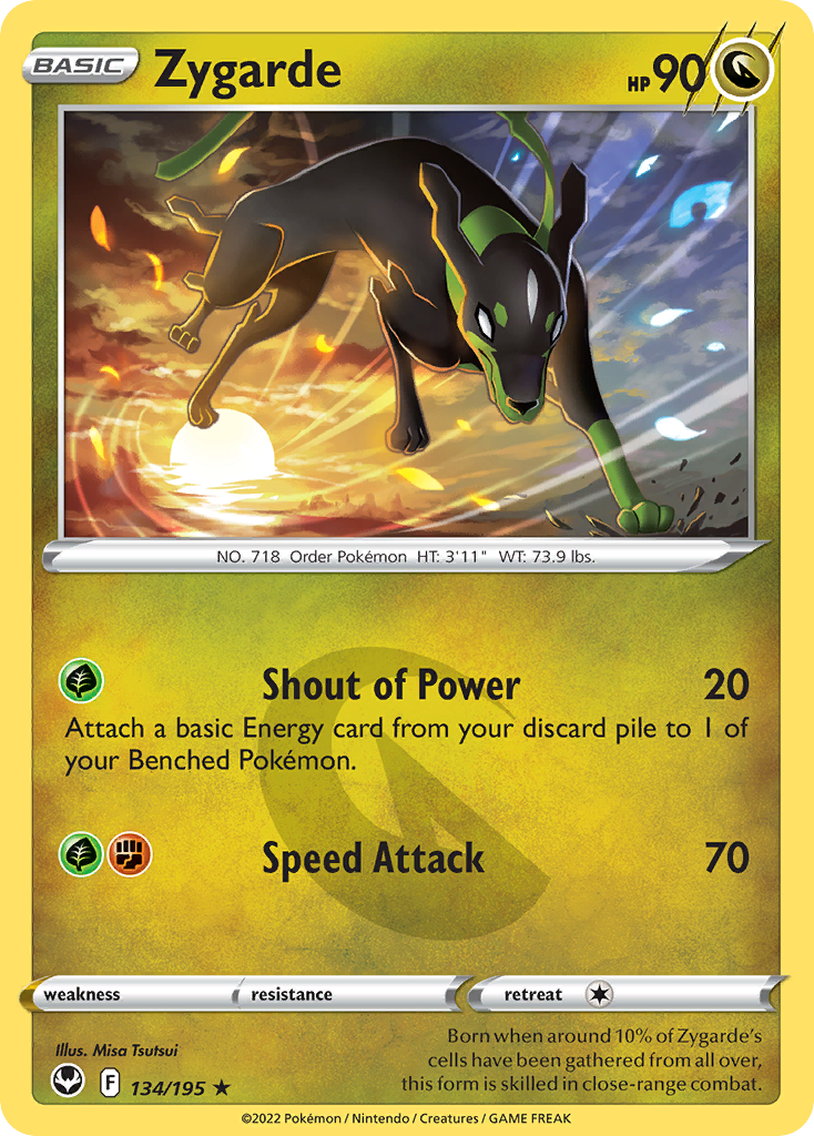 Zygarde - Silver Tempest 134/195 - Lightly Played