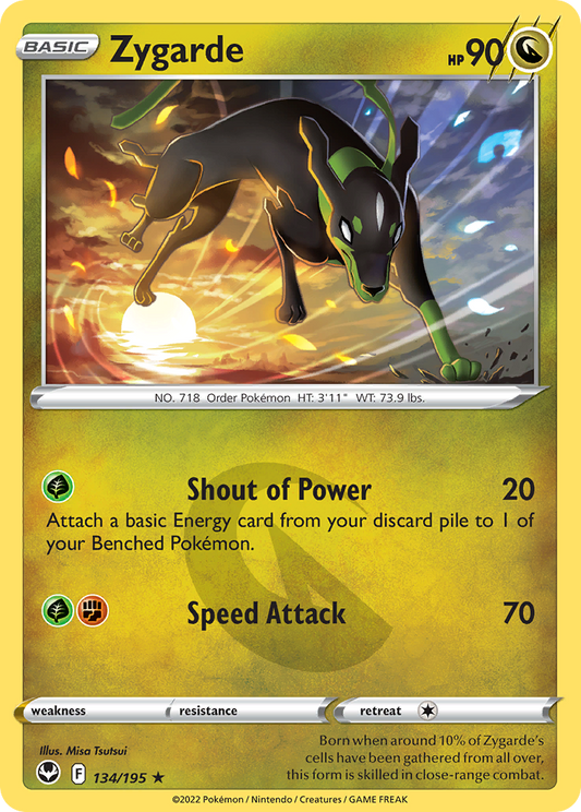 Zygarde - Silver Tempest 134/195 - Lightly Played