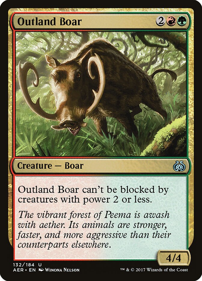 Outland Boar - Aether Revolt 132