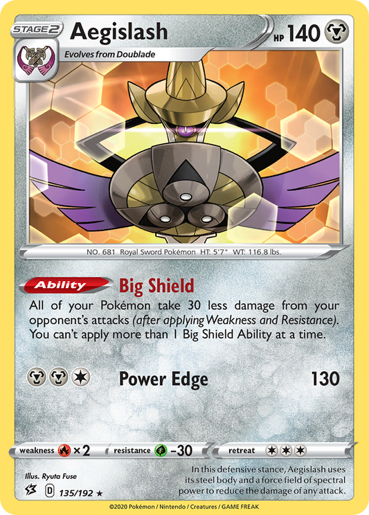 Aegislash - Rebel Clash 135/192