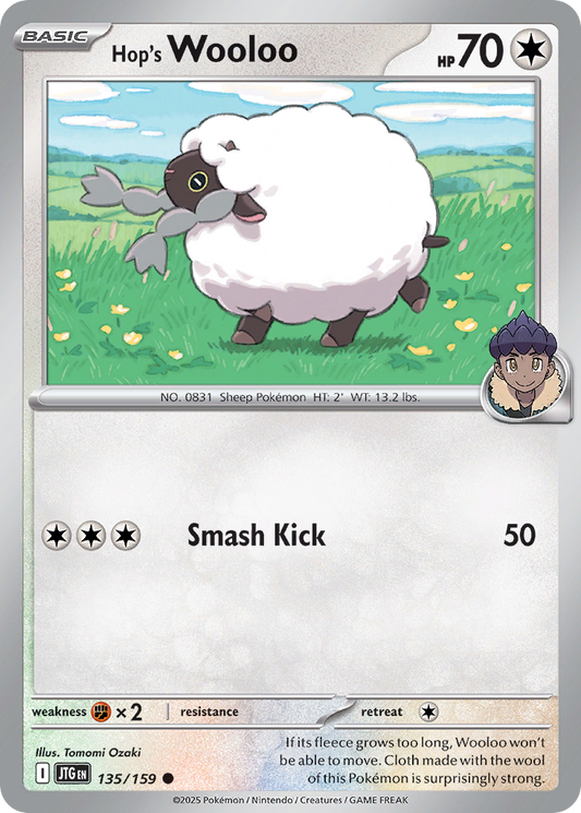 Hop's Wooloo - 135/159 - Journey Together 135/159 - Near Mint