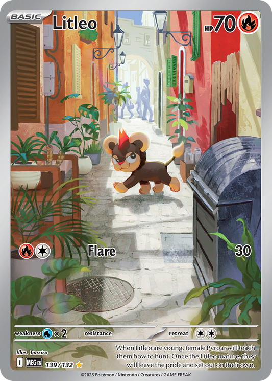 Litleo - Mega Evolution 139/132 (Foil) - Near Mint