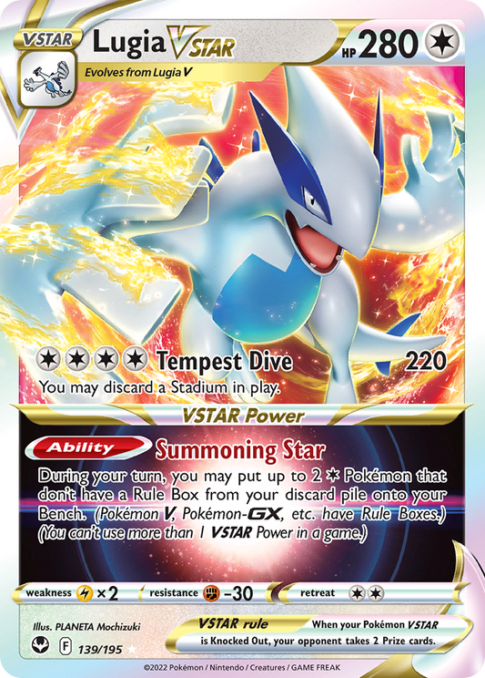 Lugia VSTAR - Silver Tempest 139/195  (Foil) - Near Mint - Ungraded