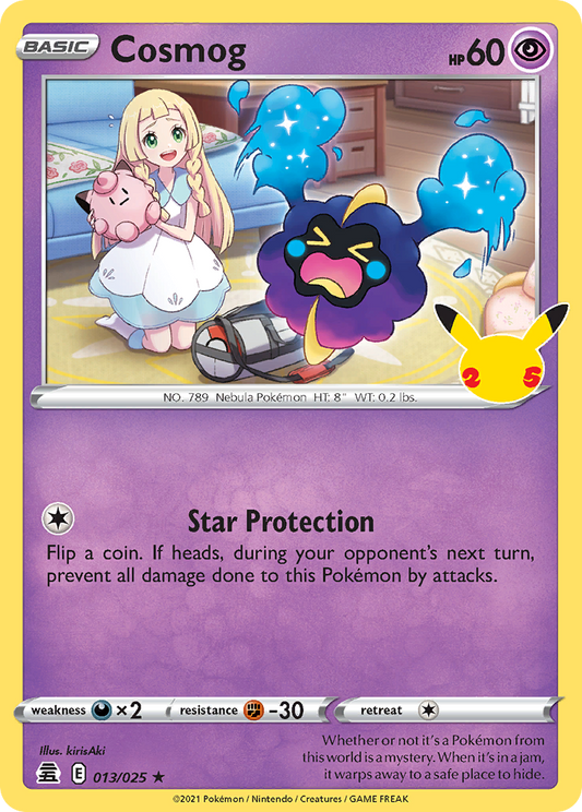 Cosmog - Celebrations 013/025 (Foil) - Near Mint