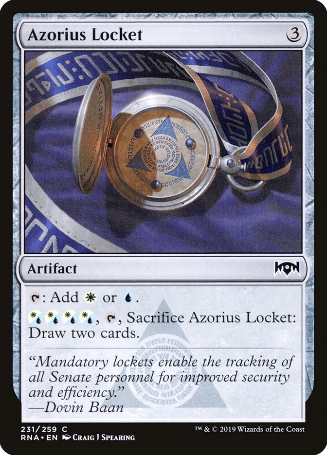 Azorius Locket - Ravnica Allegiance 231