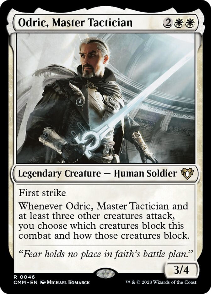 Odric, Master Tactician - CMM 46  (Foil)