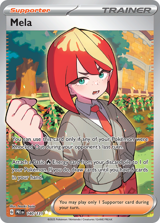 Mela - Prismatic Evolutions 140/131  (Foil) - Near Mint