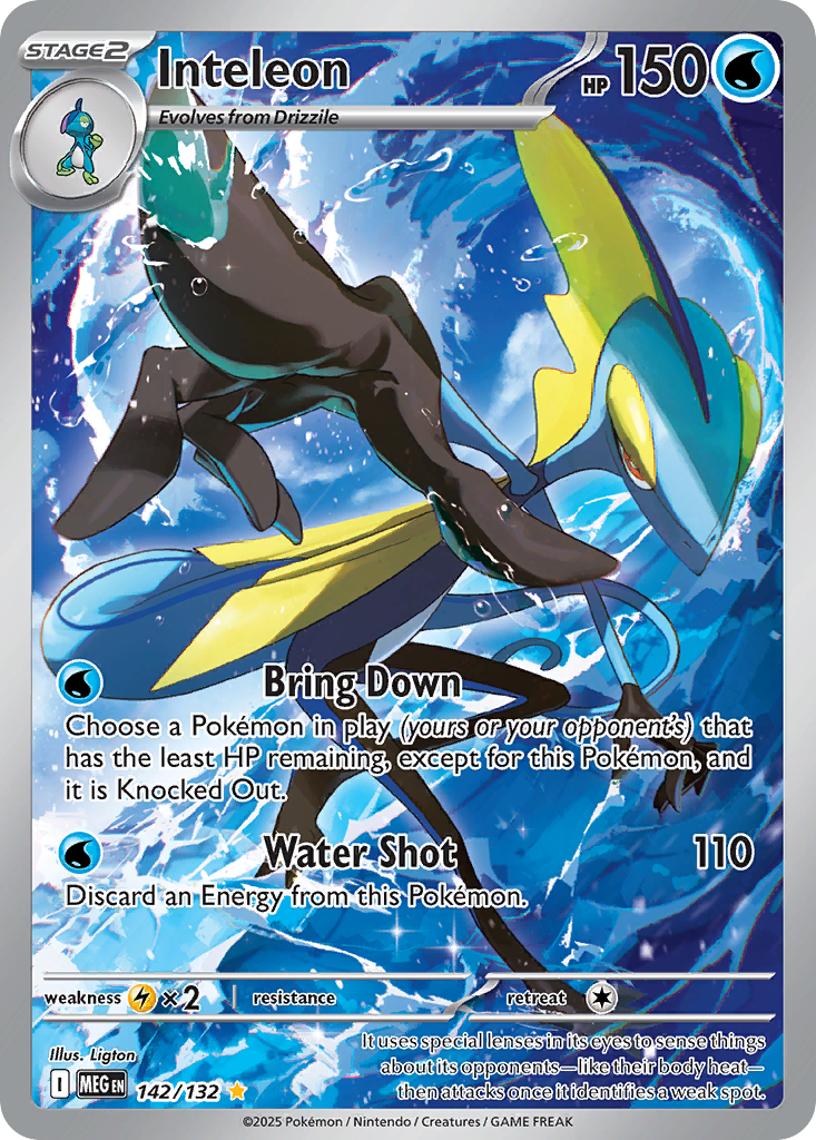 Inteleon - Mega Evolution 142/132 (Foil) - Near Mint