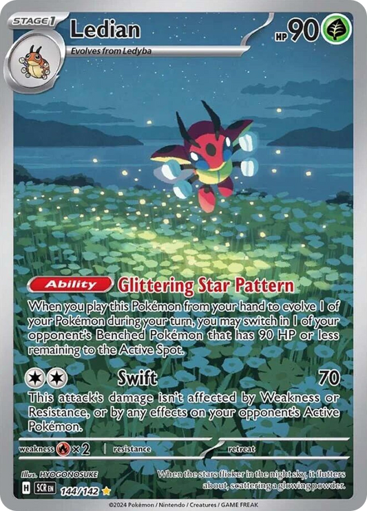 Ledian - Stellar Crown 144/142  (Foil) - Near Mint
