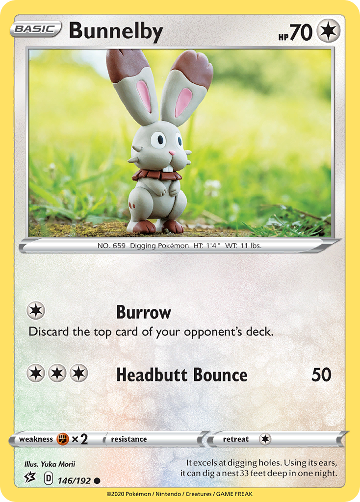 Bunnelby - Rebel Clash 146/192 - Near Mint