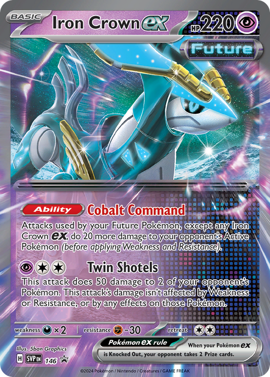 Iron Crown ex - Scarlet & Violet Promo 146 (Foil) - Near Mint