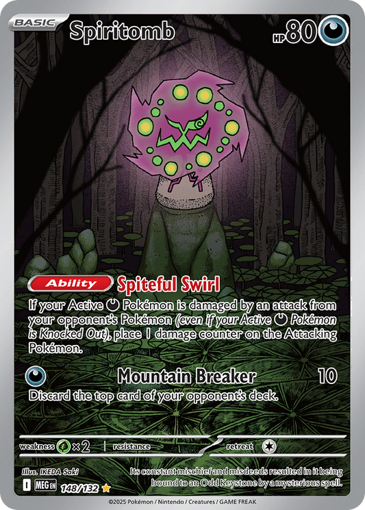 Spiritomb - Mega Evolution 148/132 (Foil) - Near Mint