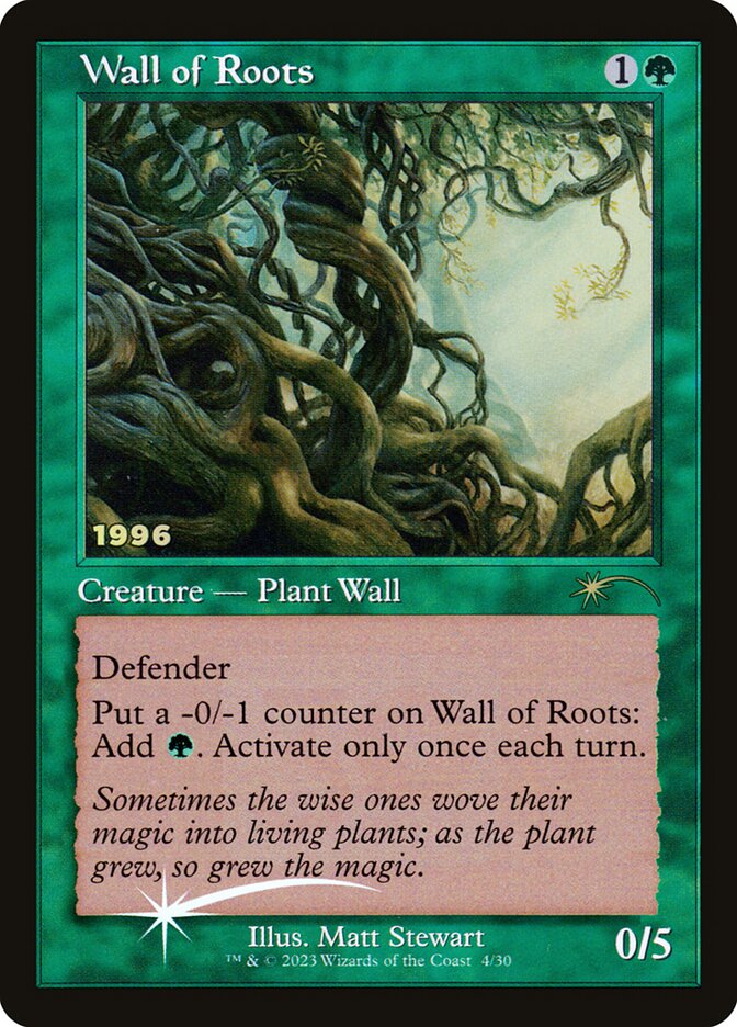 Wall of Roots - P30A 4  (Foil)