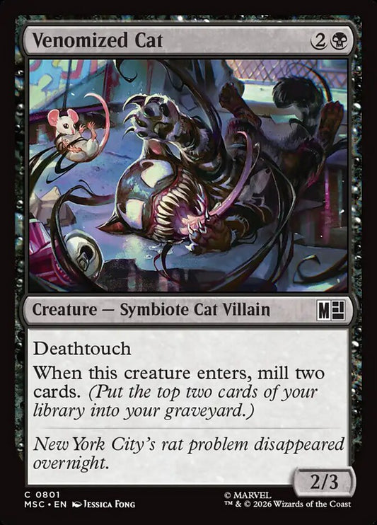 Venomized Cat - Marvel Super Heroes Commander 801 (Foil)