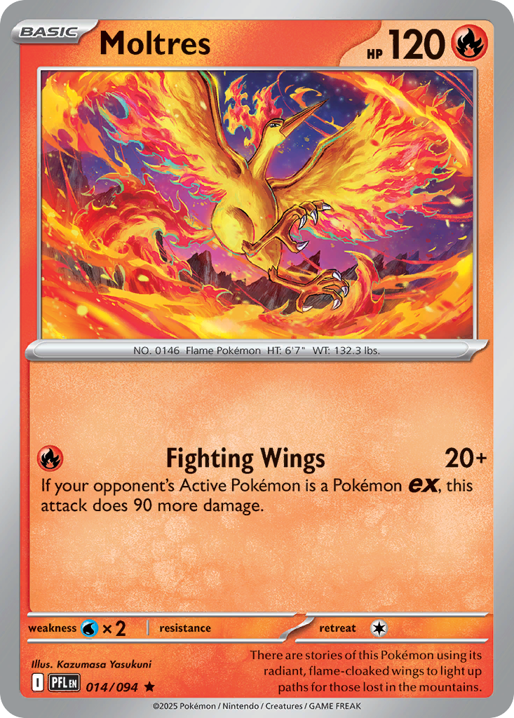 Moltres - Phantasmal Flames 014/094 (Foil) - Near Mint