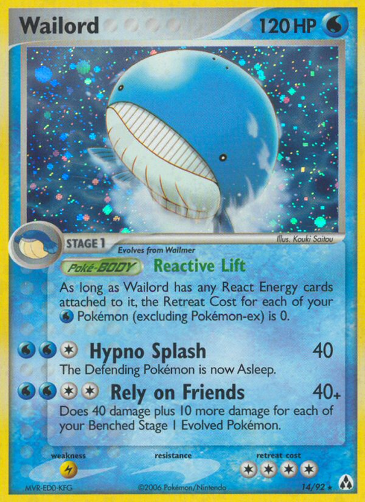 Wailord (JP) - Battle Partners 103/100 (Foil) - Near Mint