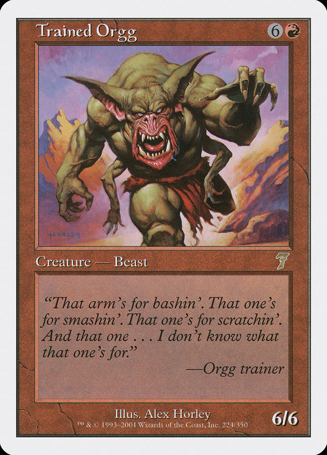Trained Orgg - 7ED 224