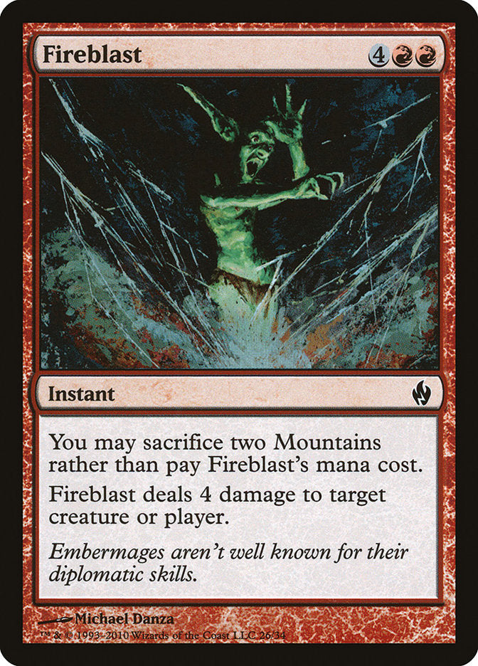 Fireblast - Premium Deck Series: Fire and Lightning 26 (Foil)