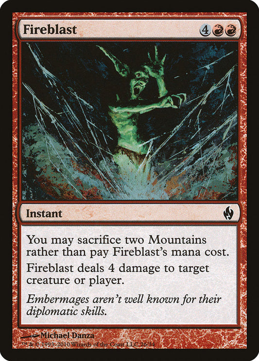 Fireblast - Premium Deck Series: Fire and Lightning 26 (Foil)