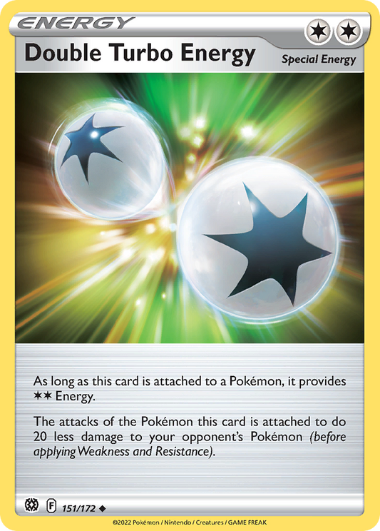 Double Turbo Energy - Brilliant Stars 151/172 - Near Mint