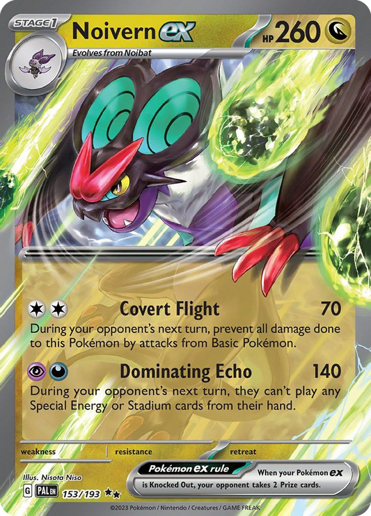 Noivern ex - Paldea Evolved 153/193  (Foil) - Near Mint - Ungraded