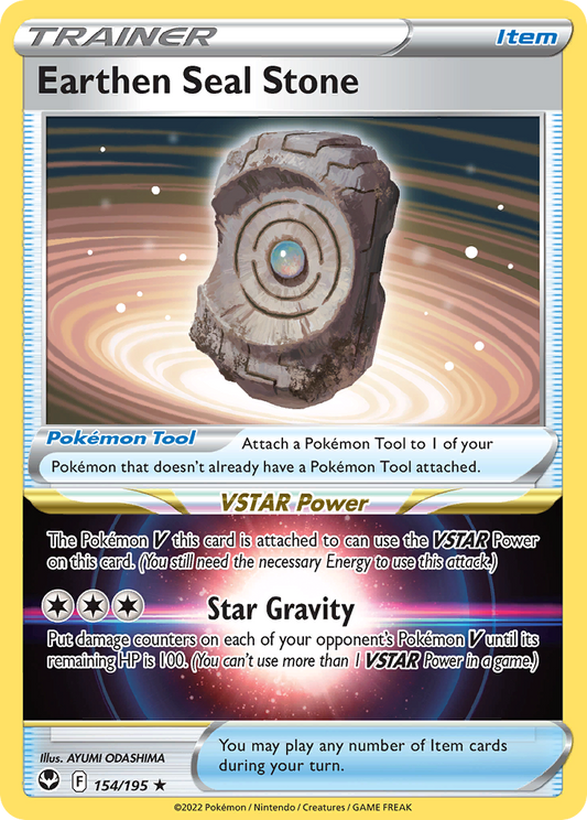 Earthen Seal Stone - Silver Tempest 154/195  (Foil) - Near Mint - Ungraded
