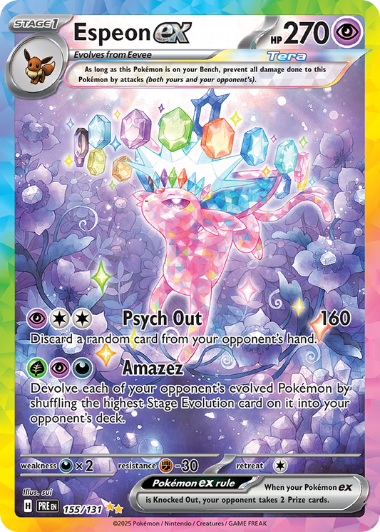 Espeon ex - Prismatic Evolutions 155/131