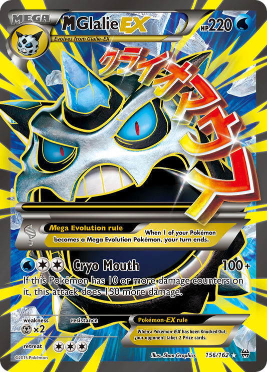 M Glalie EX (Full Art) - BREAKthrough 156  (Foil) - Lightly Played - Ungraded