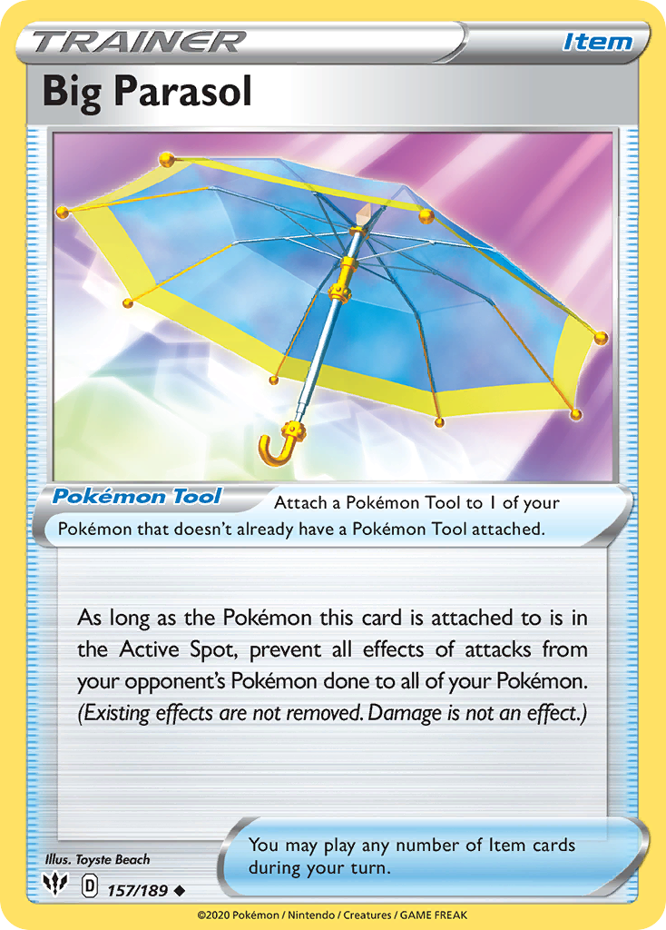Big Parasol - Darkness Ablaze 157/189 (Foil) - Near Mint