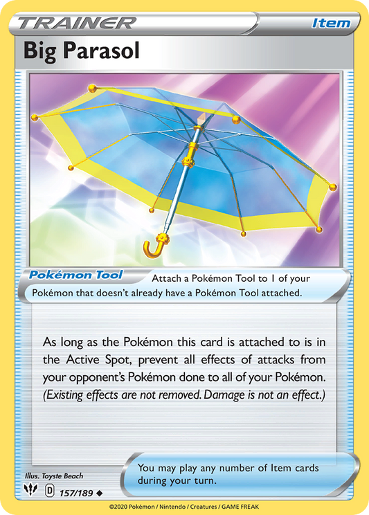 Big Parasol - Darkness Ablaze 157/189 (Foil) - Near Mint
