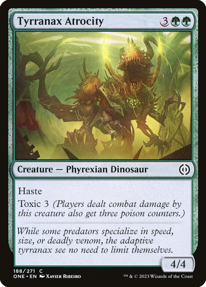 Tyrranax Atrocity - Phyrexia: All Will Be One 188