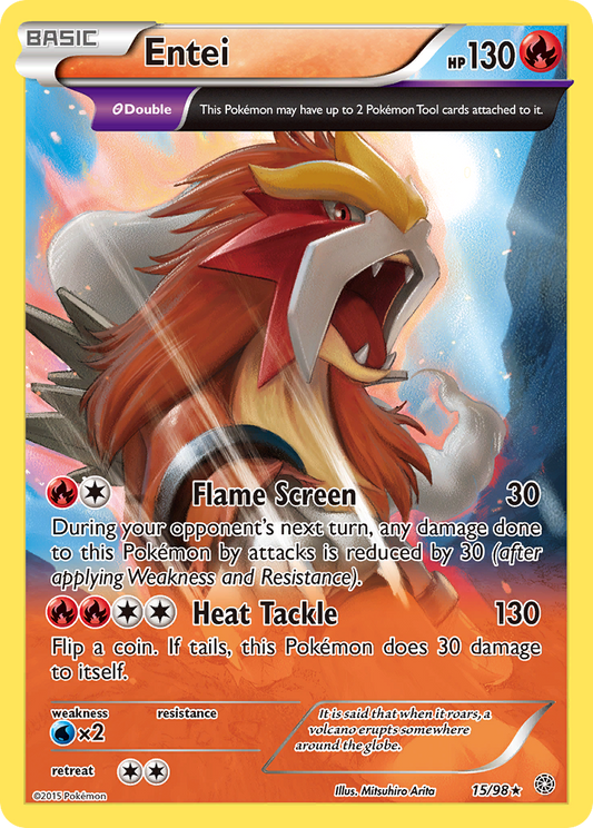 Entei (15) - Ancient Origins 15 (Foil) - Near Mint