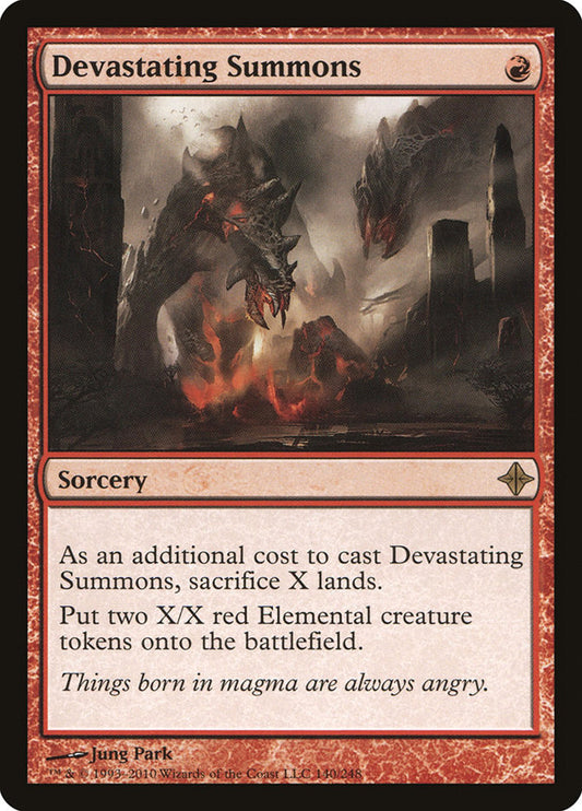 Devastating Summons - Rise of the Eldrazi 140 (Foil)