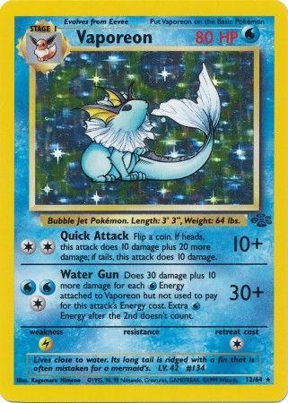 Vaporeon - Jungle 12 (Foil) (Unlimited) - Near Mint