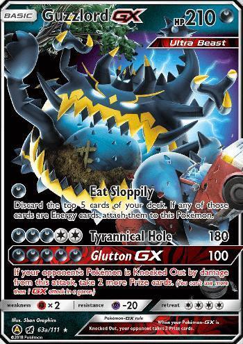 Guzzlord GX - Alternate Art Promos 63a  (Foil) - Damaged - Ungraded