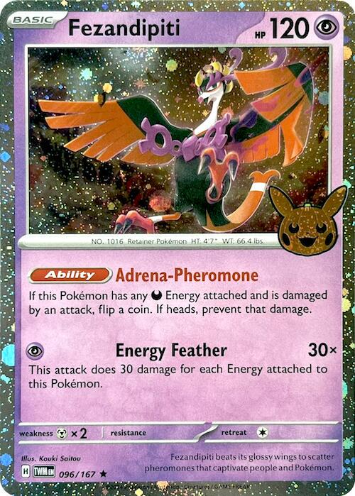 Fezandipiti (Cosmos Holo) - Trick or Trade BOOster Bundle 2024 096/167  (Foil) - Near Mint