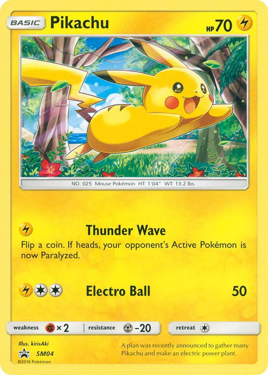 Pikachu - Sun & Moon Promo SM04  (Foil) - Damaged