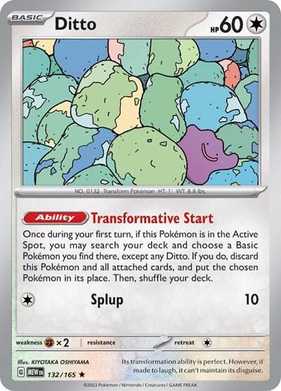 Ditto - 132/165 (Non-Holo) - Miscellaneous Cards & Products 132/165