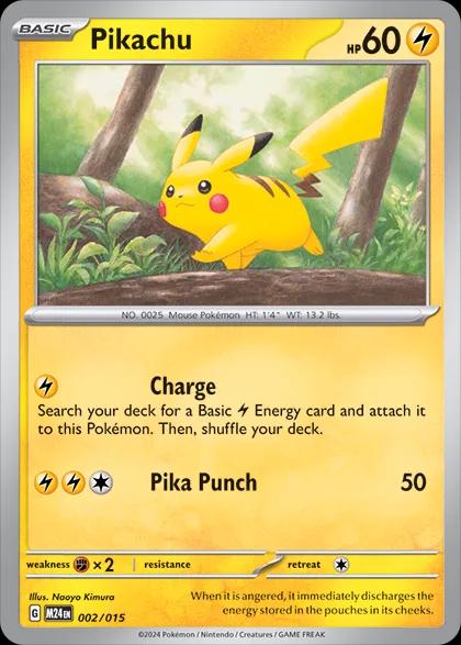 Pikachu - McDonald's Promos 2024 002/015 (Foil) - Near Mint