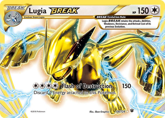 Lugia BREAK - XY - Fates Collide 79  (Foil) - Near Mint - Ungraded