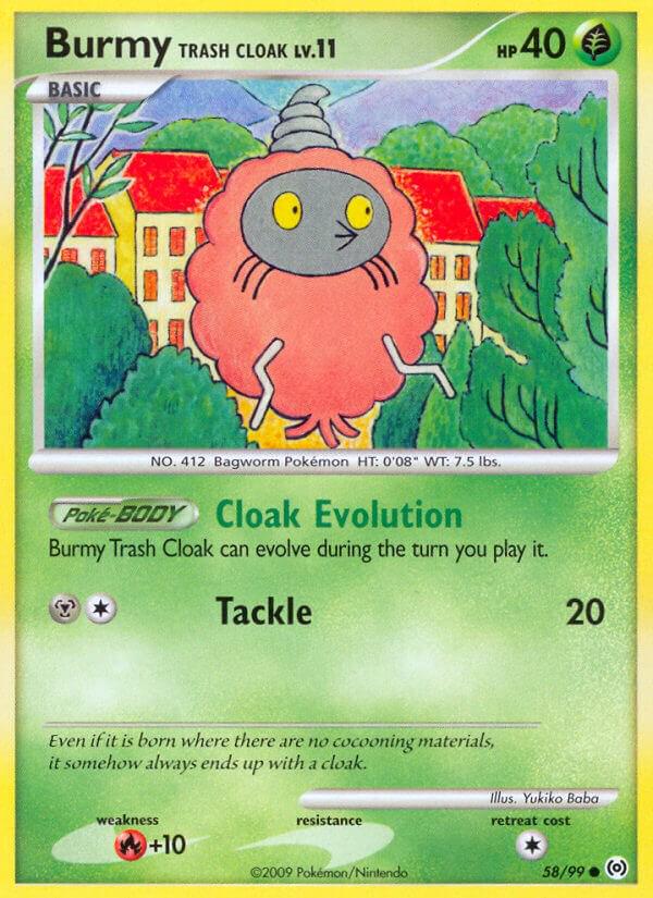 Burmy Trash Cloak - Platinum Arceus 58/99 - Near Mint