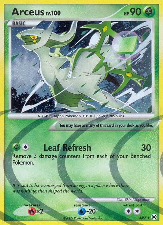 Arceus (AR2) - Platinum Arceus AR2  (Foil) - Near Mint