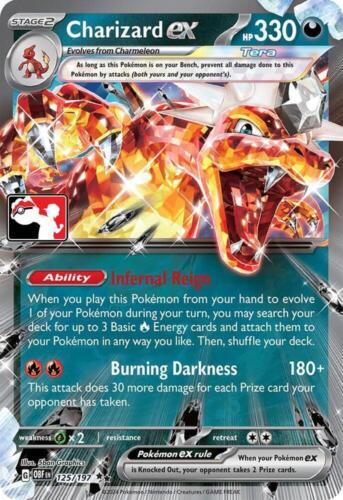 Charizard ex - Prize Pack Series One 125/197  (Foil) - Near Mint - Ungraded