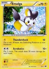 Emolga - McDonald's Promos 2012 6  (Foil) - Lightly Played