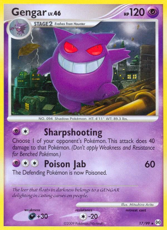 Gengar (17) - Platinum Arceus 17/99  (Foil) - Damaged