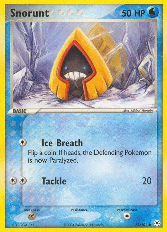 Snorunt - EX Hidden Legends 73 - Near Mint