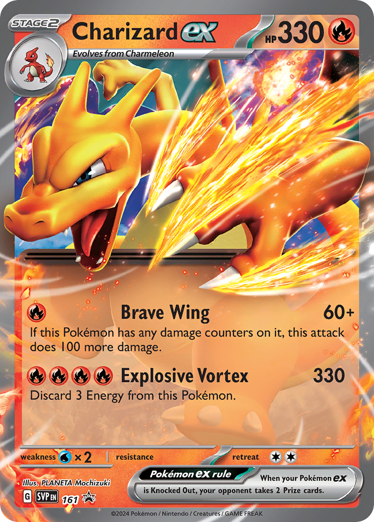 Charizard ex - Scarlet & Violet Promo 161 (Foil) - Near Mint